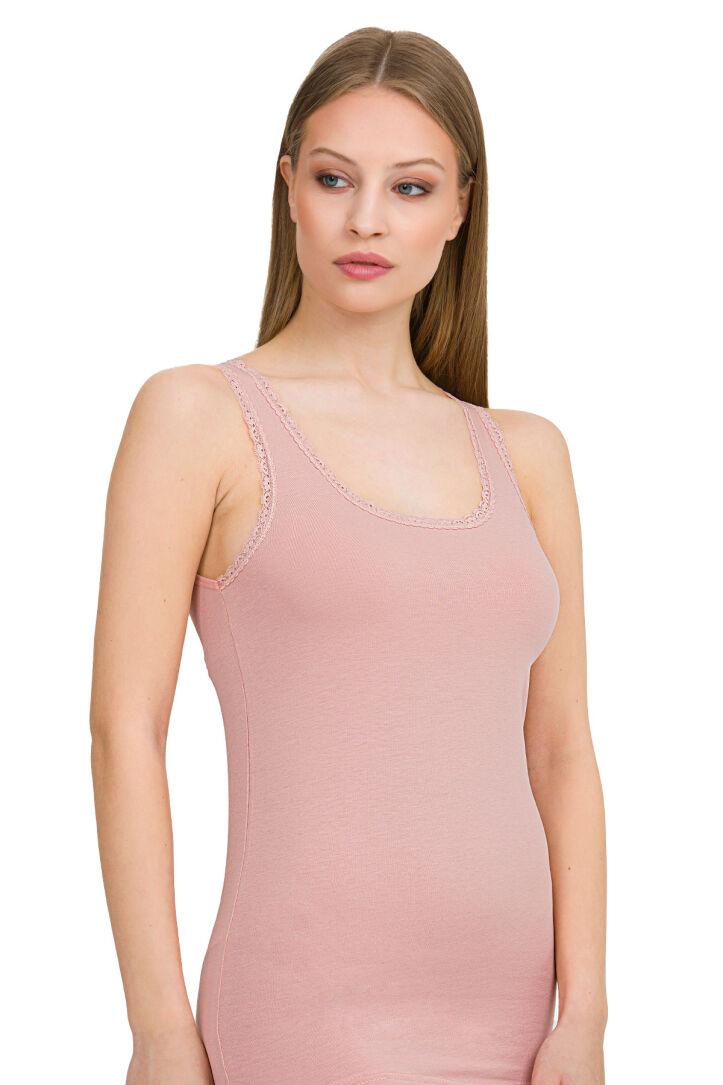 DANTELLİ GENİŞ ASKILI ATLET - 