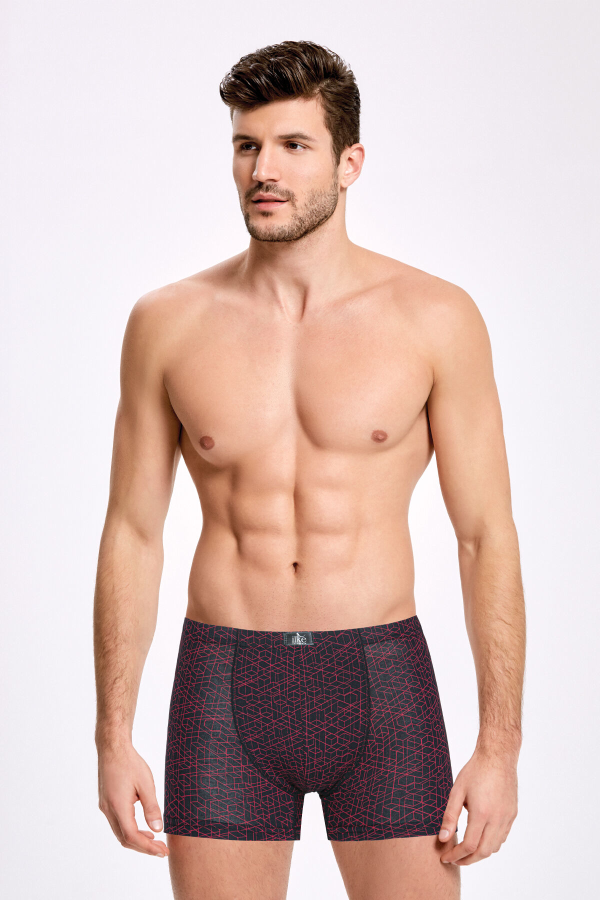 Desenli Modal Boxer - 1