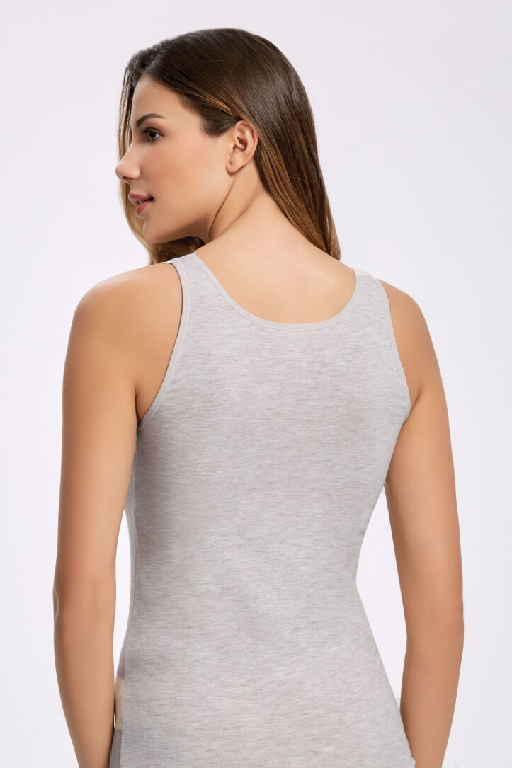 Melanjlı Dantelli Geniş Askı - 2